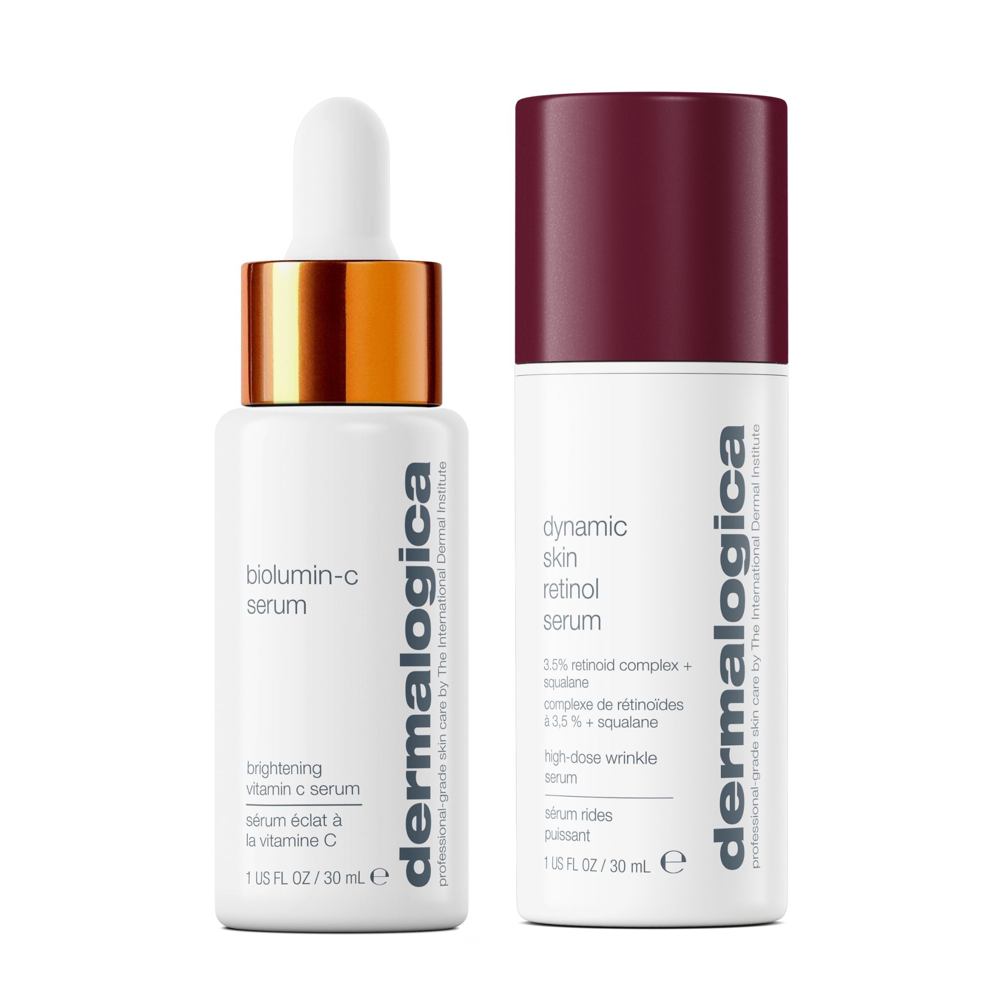 AM Radiance + PM Renewal (C - vitamiini - + retinoliseerumi) - ihonhoitosetti - Dermalogica Suomi