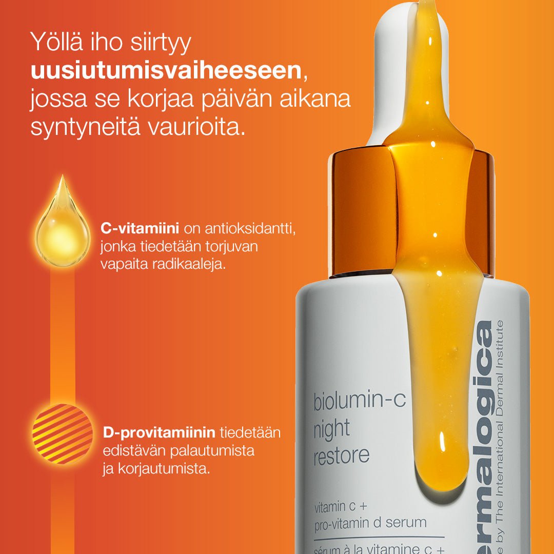 BioLumin - C Night Restore - seerumi - Dermalogica Suomi