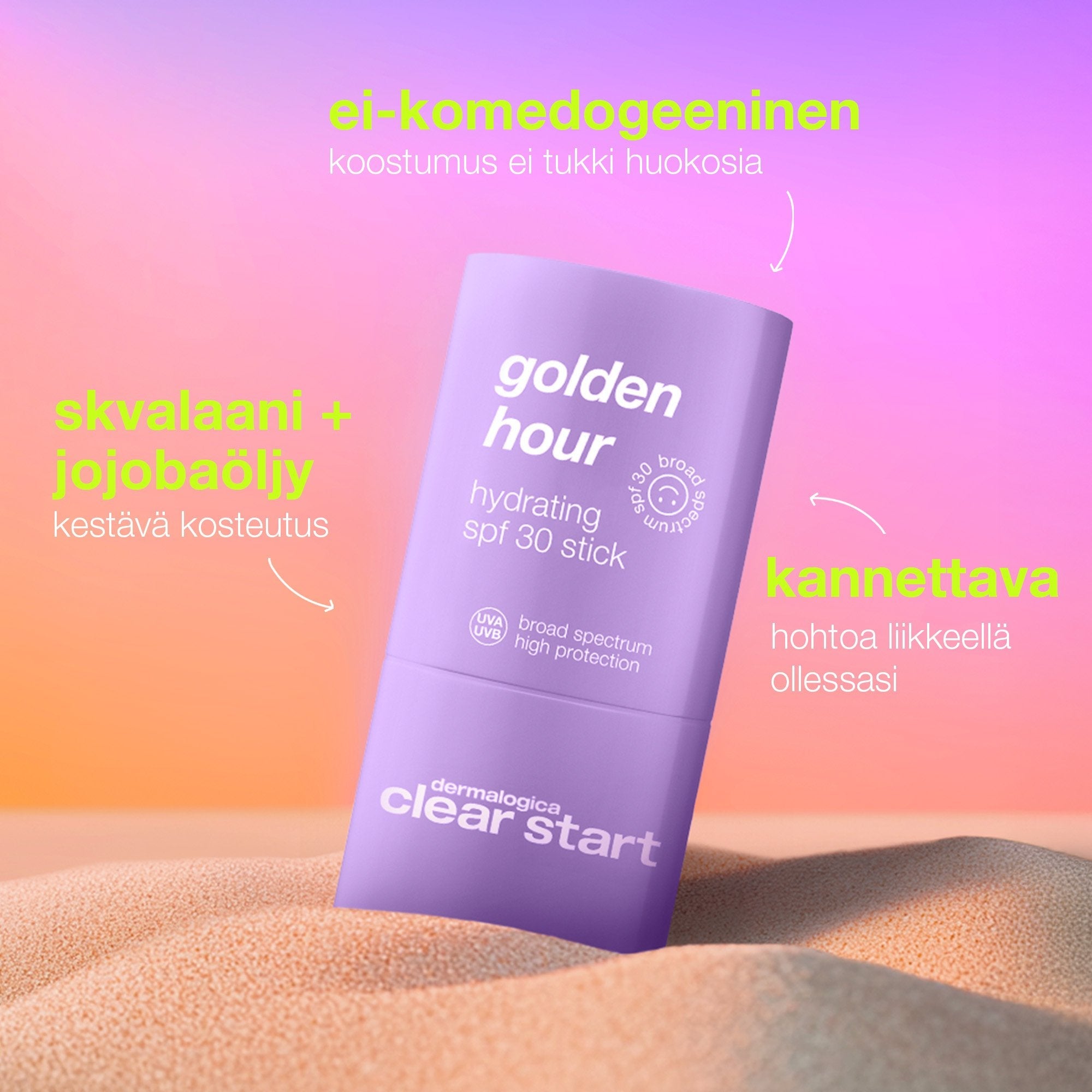 Golden Hour Hydrating SPF30 Stick - aurinkosuojapuikko - Dermalogica Suomi