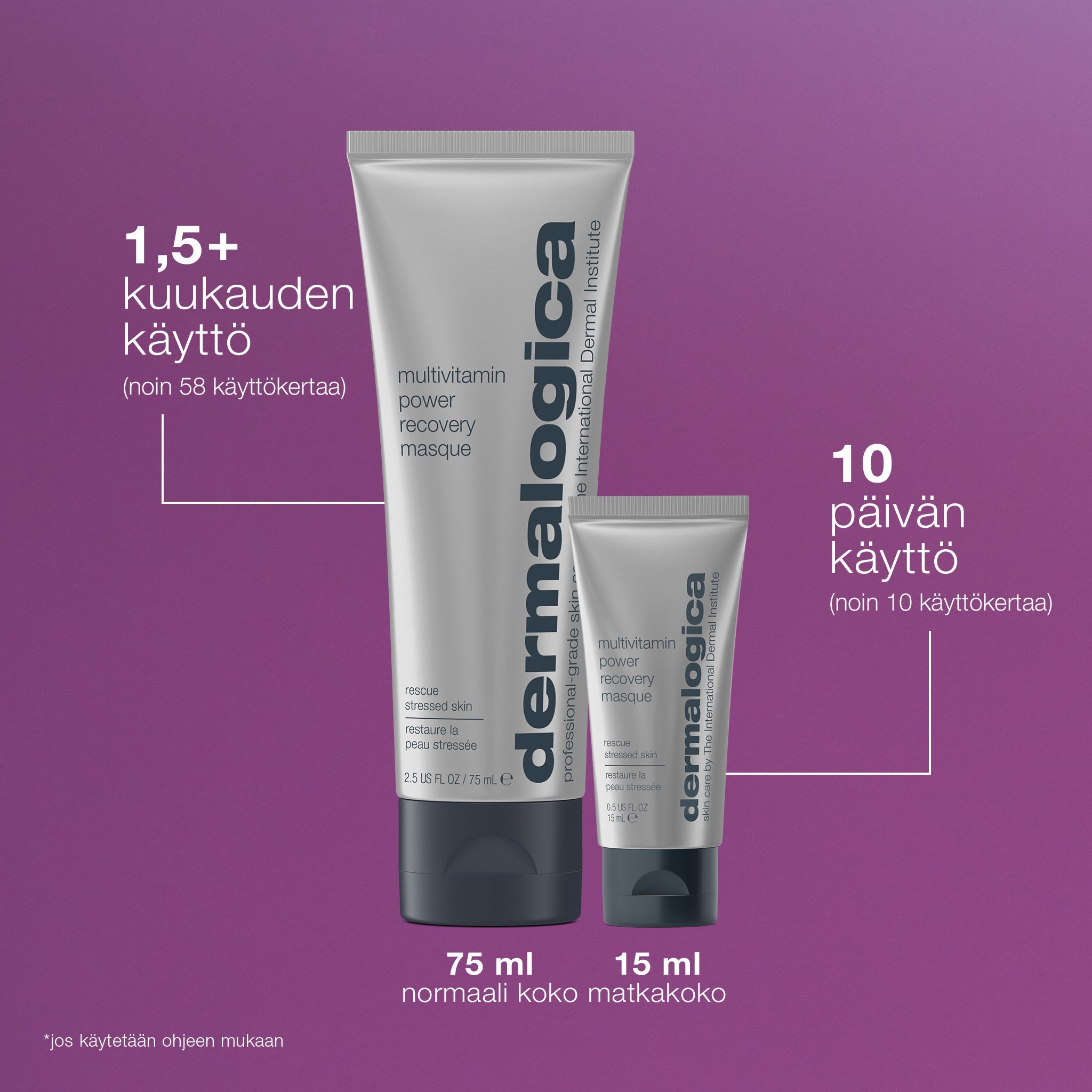 MultiVitamin Power Recovery Masque - kasvonaamio - Dermalogica Suomi