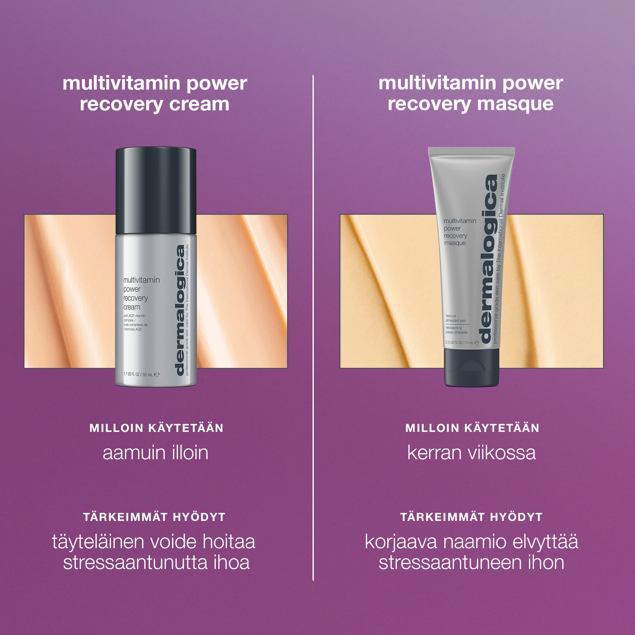 MultiVitamin Power Recovery Masque - kasvonaamio - Dermalogica Suomi